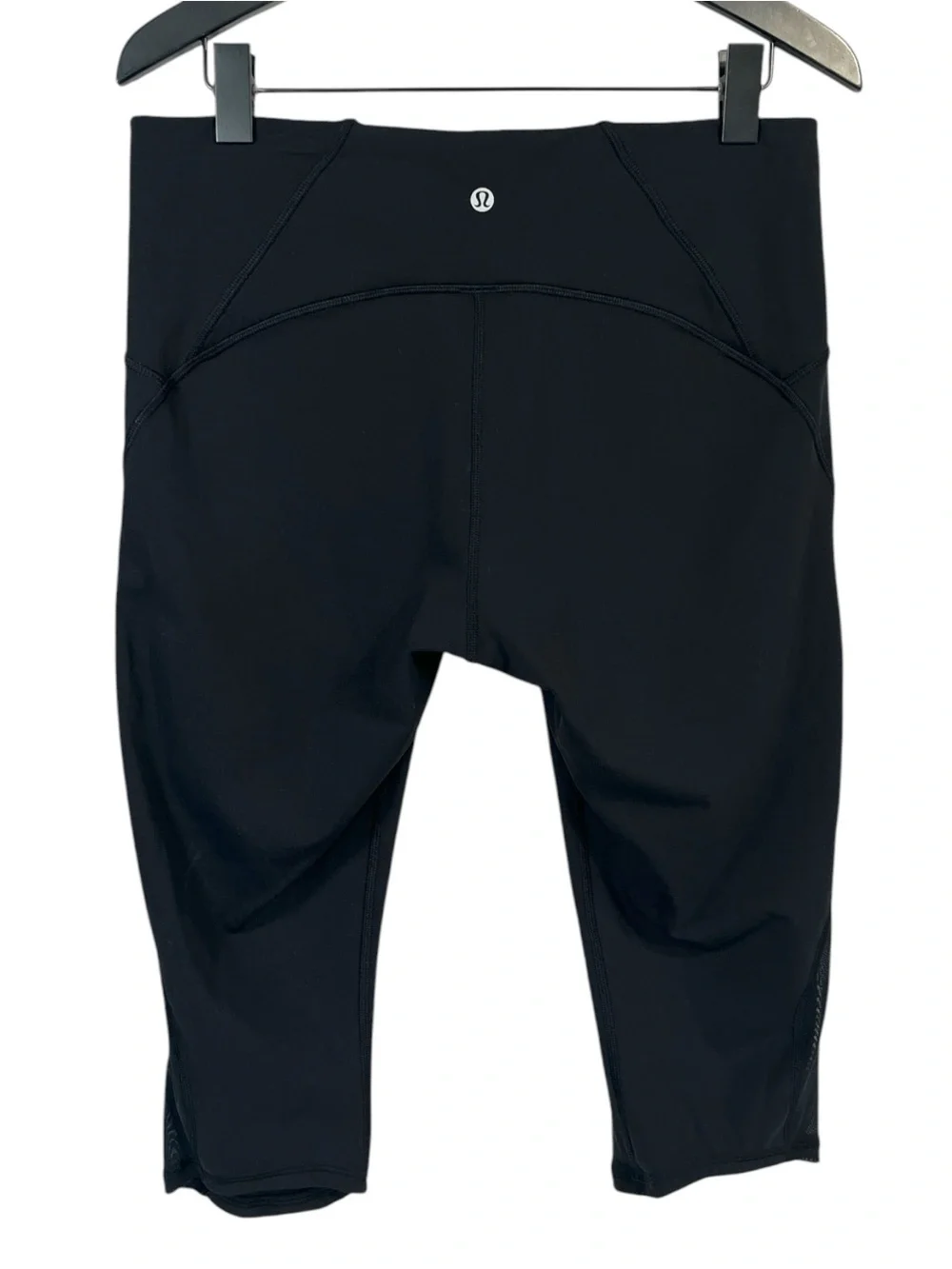 Lululemon Train Times Crop 17” size 12 in Black